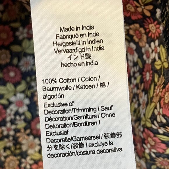 J.Crew Women Meadow Floral Smocked Puff Sleeve Poplin Top Size Large Pink SP EXC - Picture 8 of 12